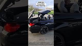 BMW M4 Convertible Roof Opening #shorts #bmwm4