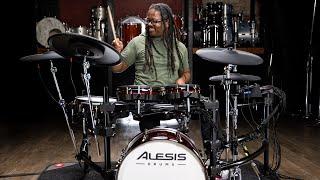NEW Alesis Strata Prime Electronic Drum Kit  Demo and Overview with Nathan Ricks