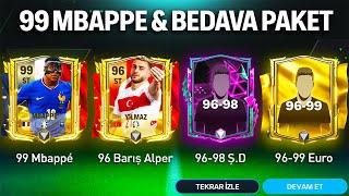 HEMEN BAK 99 EURO MBAPPE GELİYOR  YENİ BEDAVA PAKETLER BELLİ OLDU  PAKET AÇILIMI FC Mobile