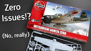 Airfix Mitsubishi A6M2b Zero Plastic Model Kit in 172 Scale - Unboxing Review