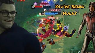 Ant-Man Gameplay Marvel Super War  hulk being hulky