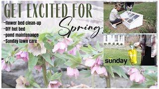 DIY Hot BedGet Excited for SpringSpring Outdoor Clean UpSunday Lawn CareEarly Spring Gardening