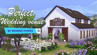 Perfect Wedding Venue  My Wedding Stories  Stop Motion build  The Sims 4  NO CC