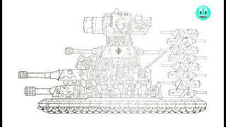 Drawing Cartoon Tank Part 2- Cartoons About Tanks