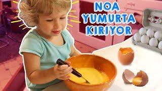 Noa Tek Elle Yumurta Kırıp Omlet Yaptı  Bizim Aile