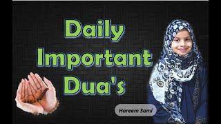 Supplications Duas دعا for Daily Routine  Hareem Sami