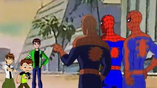 Ben 10 Ben 10 Reboot and Ben 10 A.F vs Spider-Man Ultimate Spider-Man and Spider-Man 1967