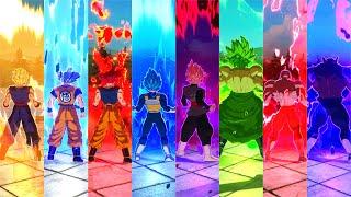 Dragon Ball Sparking Zero - All Character Fusions and Transformations 4K 60fps