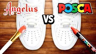Angelus Paint vs Posca Markers  Which One Is BETTER To CUSTOMIZE SHOES??