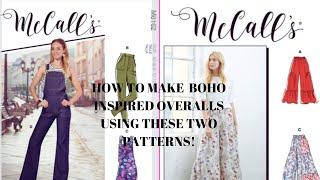 HOW TO MAKE BOHO INSPIRED OVERALL