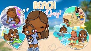 Ep 02  beach day️ - teen mom -*VOICED*  avatar world role play