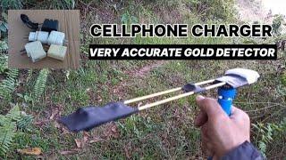 DIY  CELLPHONE CHARGER TO GOLD DETECTOR WITH ACTUAL TEST DEMONSTRATION