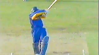 Aravinda De Sliva Aming Hook Shot Against Makhaya Ntini