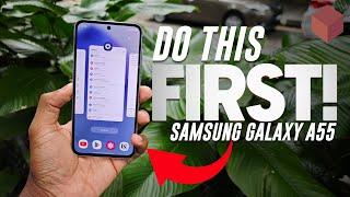 Samsung Galaxy A55 Setup Guide Unboxing Tips Impressions