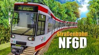 OMSI 2 Straßenbahn NF6D #5 - Mit der DOPPELTRAKTION auf der Linie 302 vom Betriebshof aus