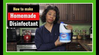 How to Make Homemade Disinfectant According to CDC Guidelines