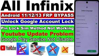 All Infinix FRP Bypass 2024 Youtube Update Problem  All Infinix FRP Unlock Android 111213