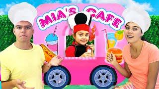 Nastya and Artem Visiting Mias Cafe and Other New Videos