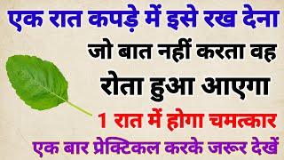 तुलसी के पत्ते से करें वशीकरण 24 घंटे में सामने वाला आपके कदमों में होगा #vashikarn