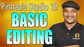 Pinnacle Studio 19 Ultimate - Basic Editing Beginners Tutorial