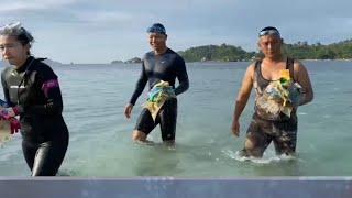 Tim Polda Lampung Giat Bersih Sampah Plastik Di Pantai