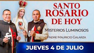 Santo Rosario de Hoy  Jueves 4 de Julio - Misterios Luminosos #rosario