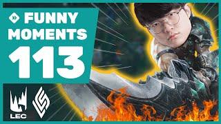 Funny Moments 113 LoL Esports LEC LCS LPL LCK