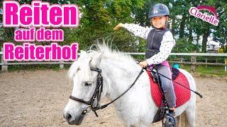 Reiten auf dem Reiterhof  Reiten lernen mit meinem Pony galopp und trab  Clarielle