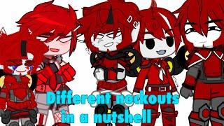 Different nockouts in a nutshell  transformers gacha  FT breakdown  credits pinned comment
