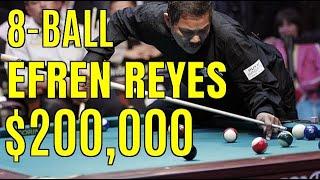 *Magical* EFREN REYES vs MIKE SIGEL $200000 8-BALL