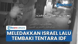 Double Kill Buldoser Israel Meledak Kena Jebakan Musuh Lalu Tentara IDF Ditembaki Brigade Syuhada