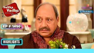 Anmol और Anoop अपने पिता को चिढ़ाते हैं  Balika Vadhu  बालिका वधू  Highlight  Ep. 1496