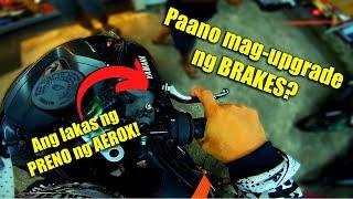 BRAKE UPGRADES for BEGINNERS  Pampalakas ng PRENO sa KAHIT ANONG MOTOR