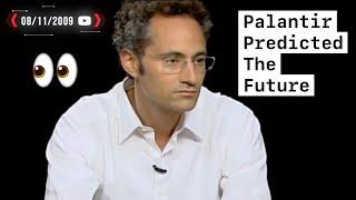 RARE Alex Karp Interview Palantir Philosophy Explained 2009