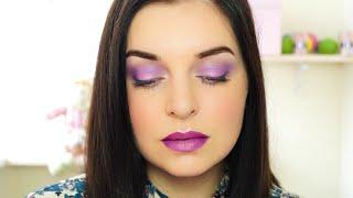 Пурпурный макияж  Purple makeup