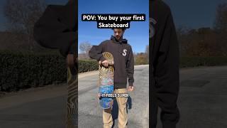 POV you buy your first skateboard? #skateboarding #skate #POV #shorts