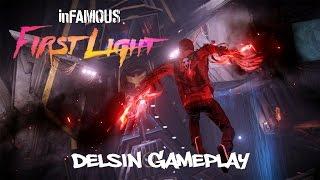Infamous First Light - Delsin Rowe Gameplay - Battle Arena - PS4 HD