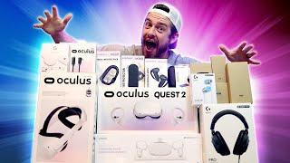 Meta Quest 2 Unboxing + Accessories - The Ultimate VR Bundle