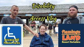 Flamingo Land ️disability vlog august 2020