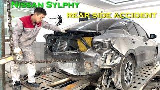 Nissan Sylphy rear-end collision costs up to $1000 to repair  Perfect recovery