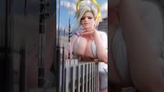 Mercy’s Workout Idea by GtsGuyEnjoyer  TwitterX GtsGuyEnjoyer #giantess #growth #mmd