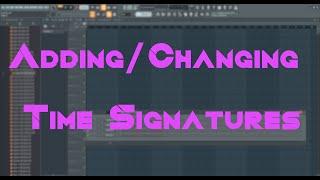 FL Studio How to Set & Change Time Signatures FL20 Tutorial