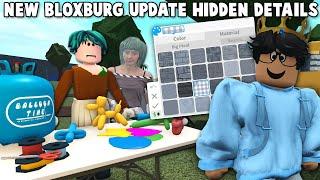 NEW BLOXBURG HIDDEN DETAILS AND CHANGES in the SUMMER UPDATE...