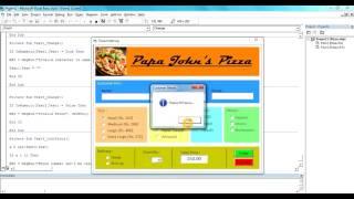 Visual Basic 6.0 How to create Pizza Aap Part 2