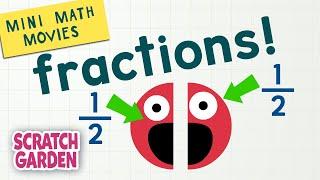 Fractions  Mini Math Movies  Scratch Garden