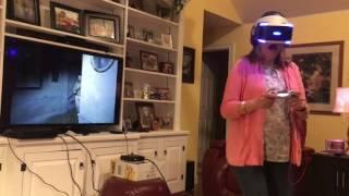 Mom mistakes PlayStation VR for real life