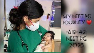 My NEET PG journey From AIR 39000 to AIR 421  #neet #neet2023 #neetmotivation  #neetexam #marrow