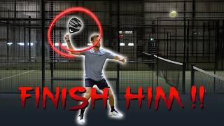 FINISHING With the FOREHAND VOLLEY  ThePadelSchool.com