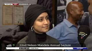 22nd Nelson Mandela Annual Lecture  In conversation with Sumaya Hendricks