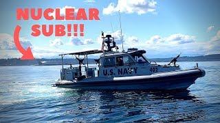 STOPPED by U.S. Navy while Fishing TOO CLOSE to a NUCLEAR SUB Catch & Cook